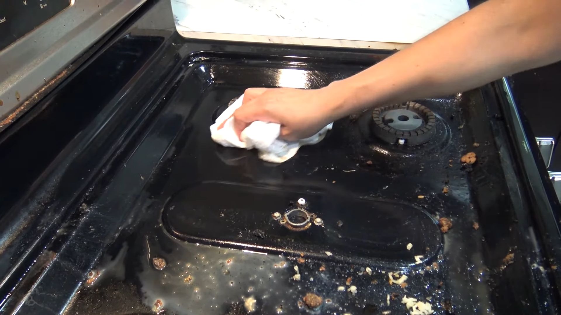 Clean Gas Stove Tops