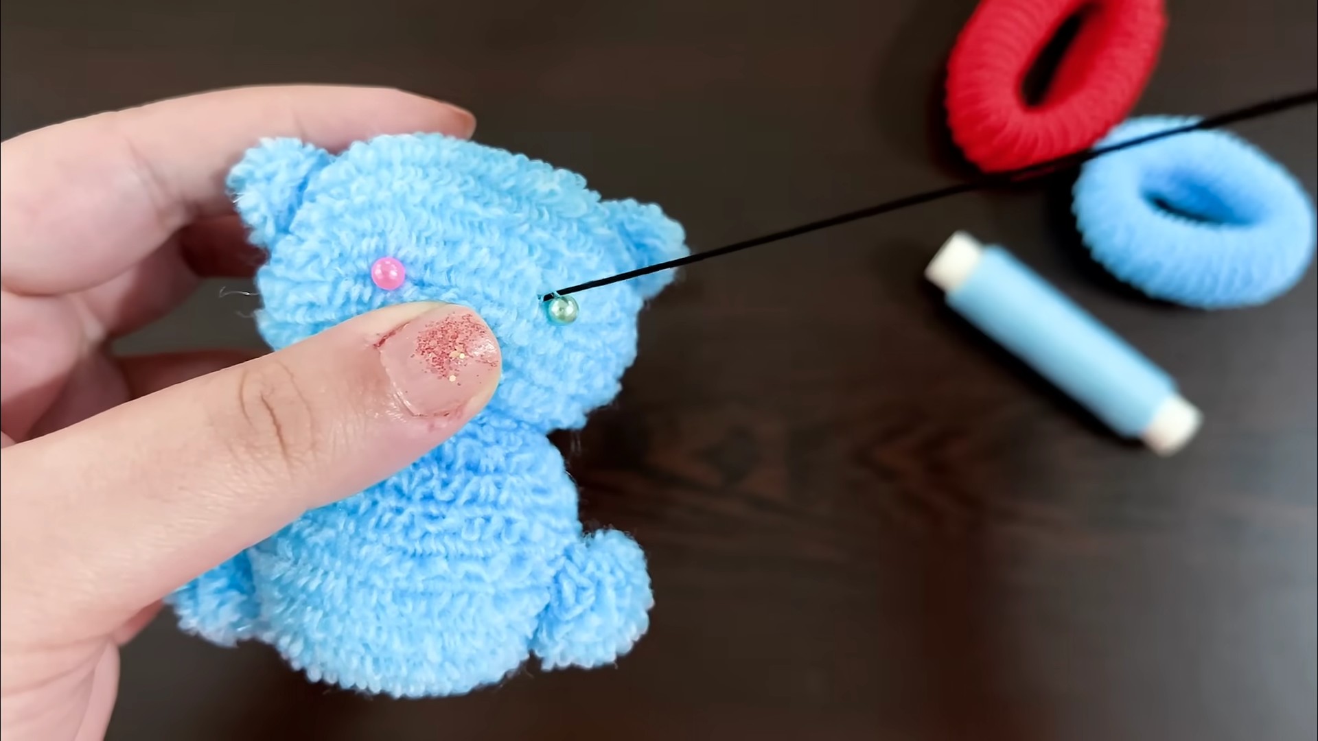 Teddy bear keychain DIY