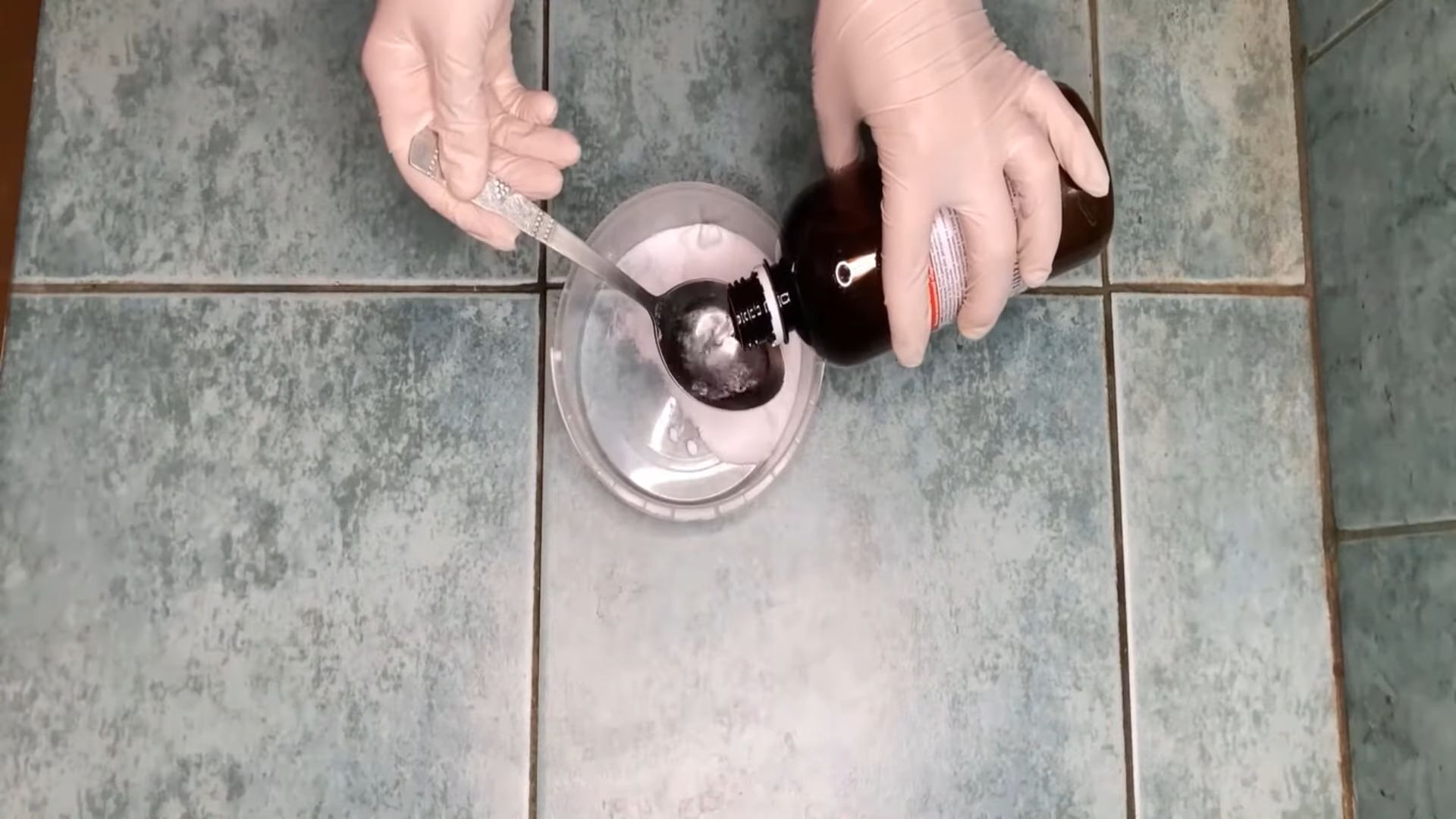 DIY tile and grout cleaner